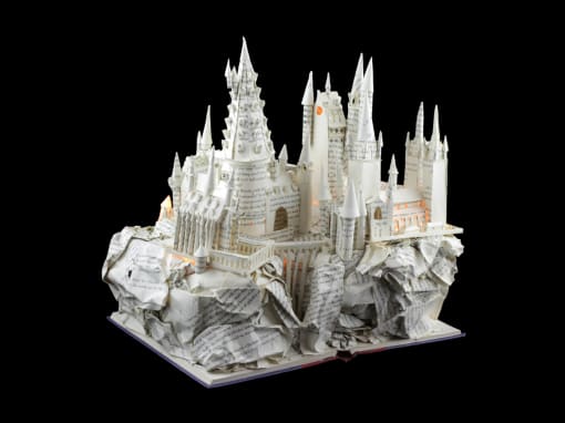 Book Sculpture: Harry Potter and the Sorcerer’s Stone